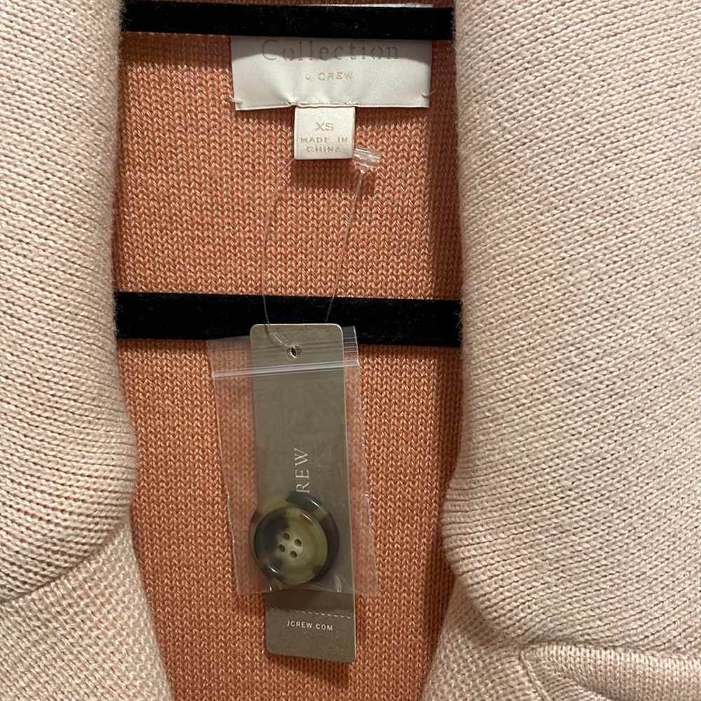 J. Crew Cream Double-Breasted Coat - Picture 3 of 12
